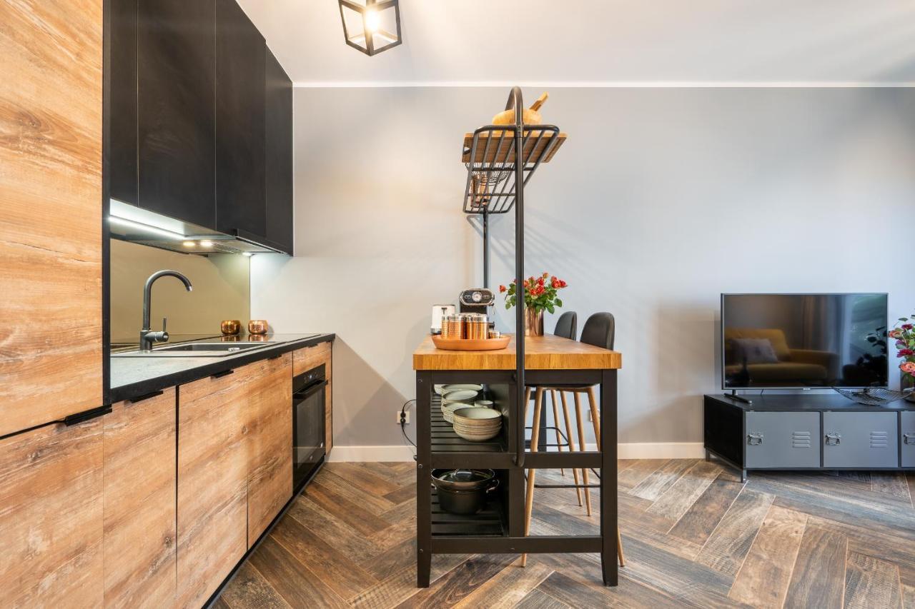 Apartament Riverside Гданск Екстериор снимка