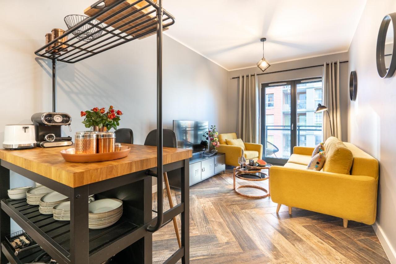Apartament Riverside Гданск Екстериор снимка