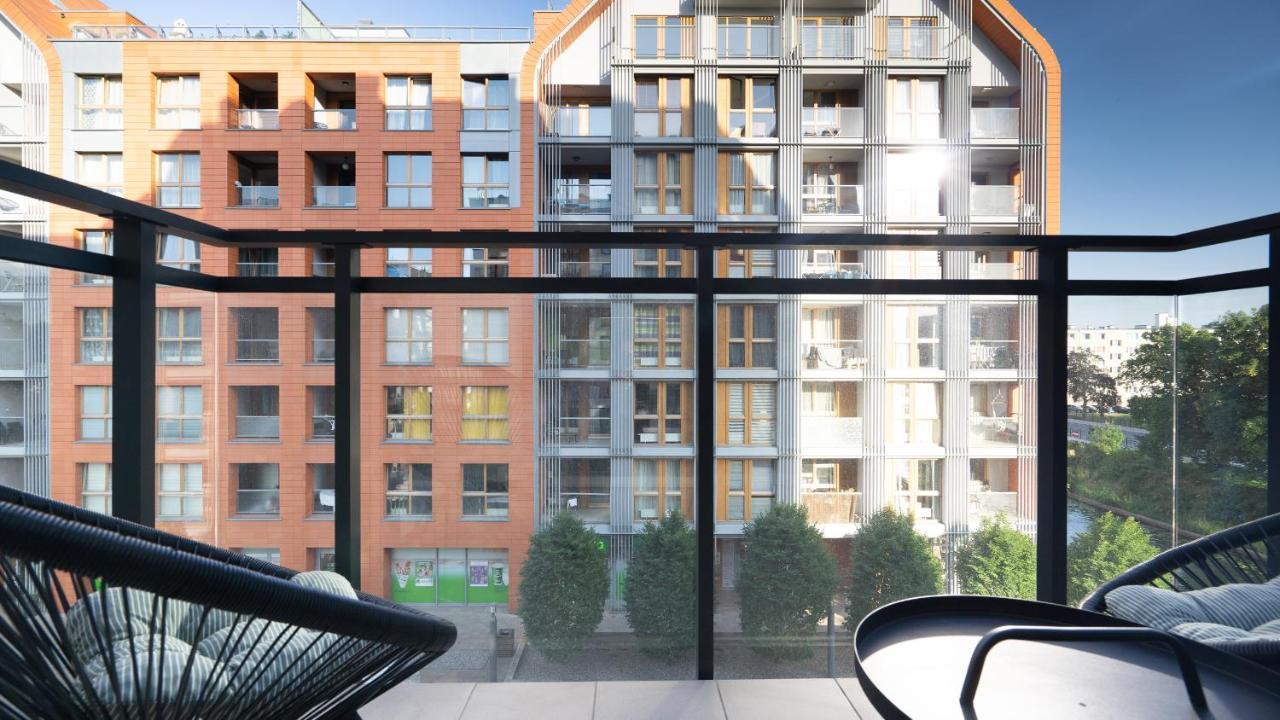 Apartament Riverside Гданск Екстериор снимка